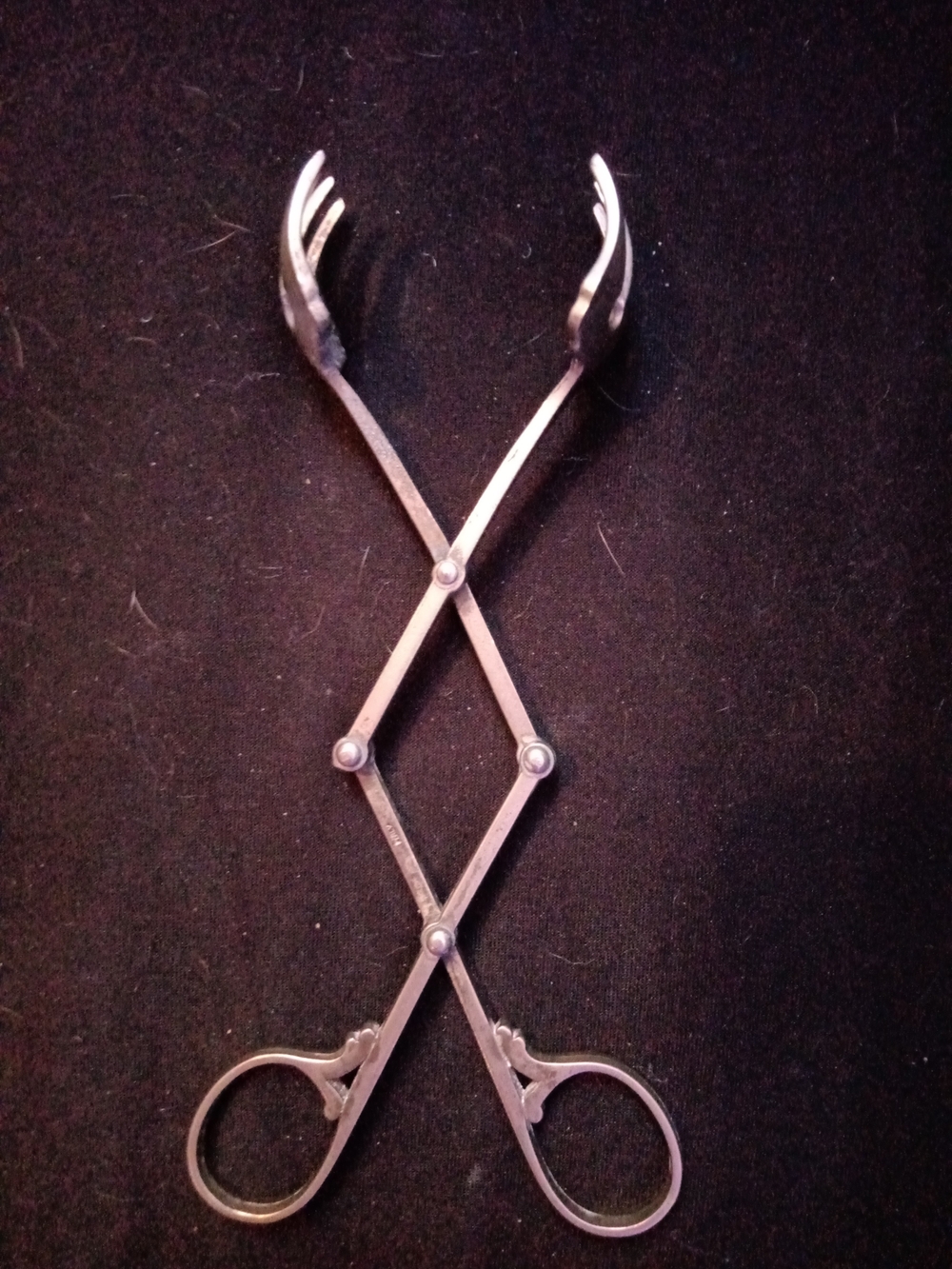 Vintage Silverplate Ice Tongs